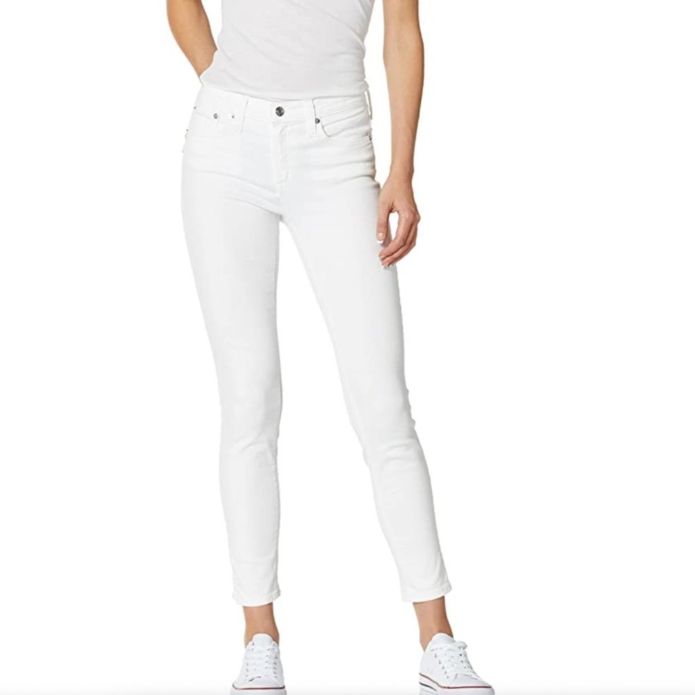 J.CREW Women's 8" Mid rise Skinny Toothpick Ankle Jeans 32 - Picture 6 of 6